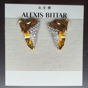 Alexis Bittar Gold and Silver Earrings